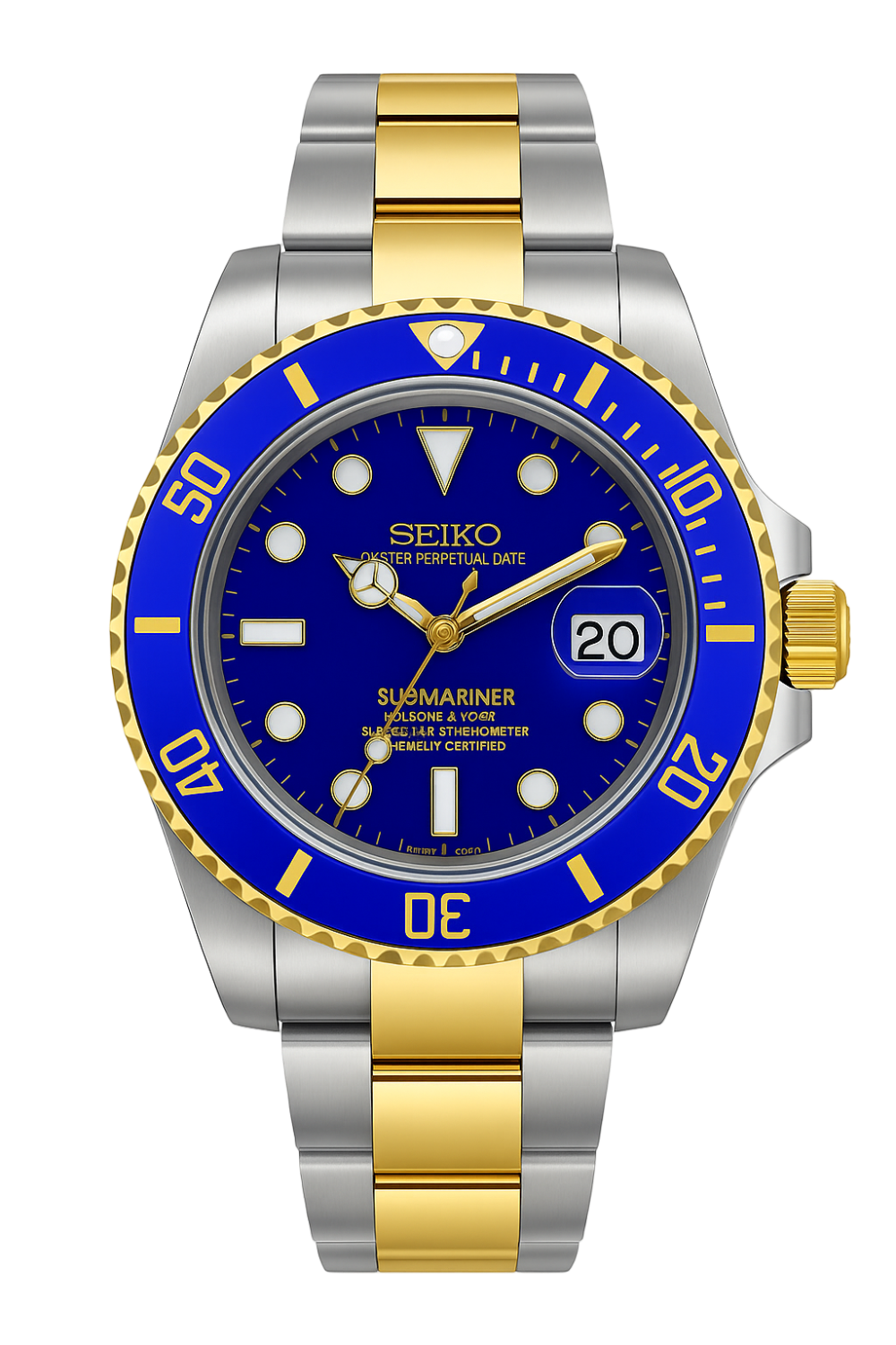 Seikomariner Blue Gold