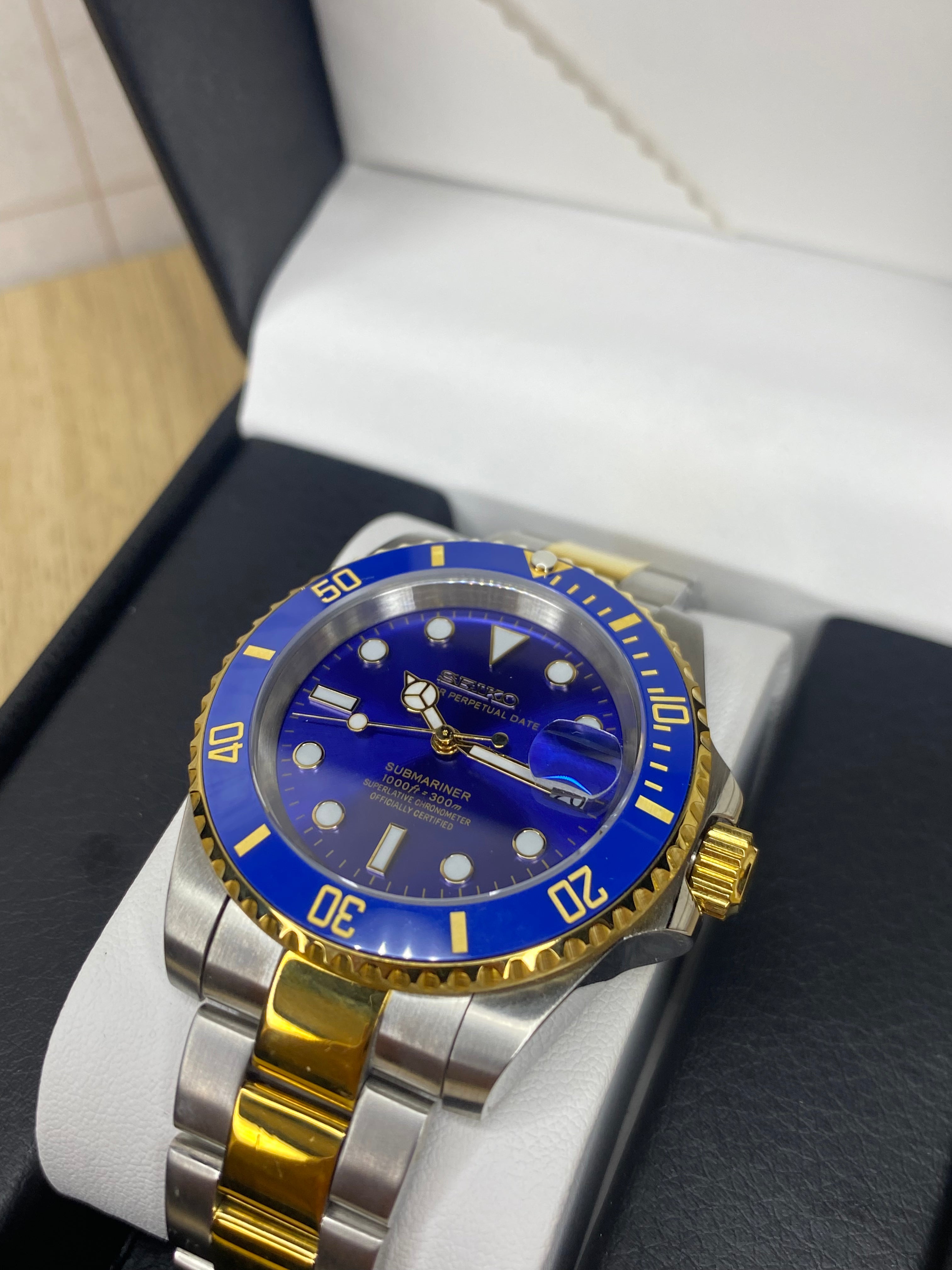 Seikomariner Blue Gold